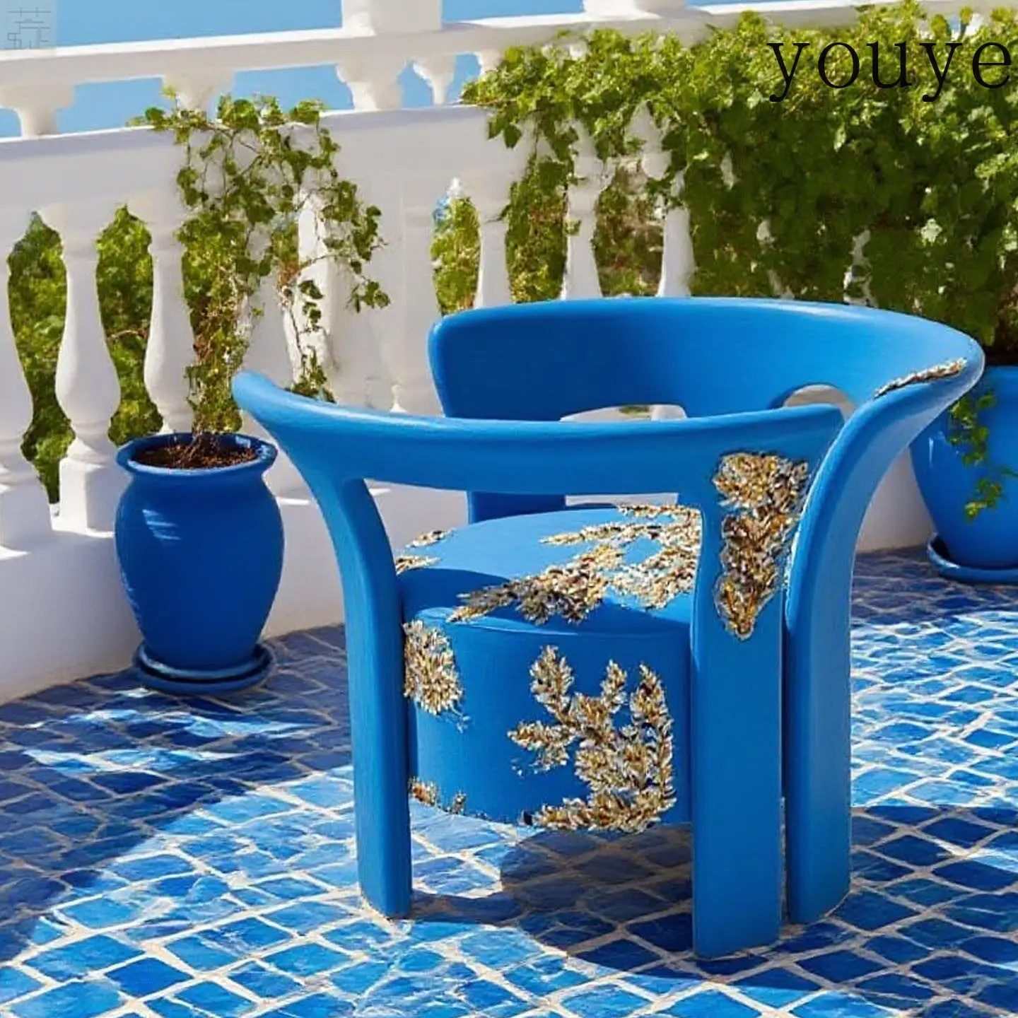 Nordic designer modern hand-embroidered sofa simple light luxury living room leisure sofa lazy sofa