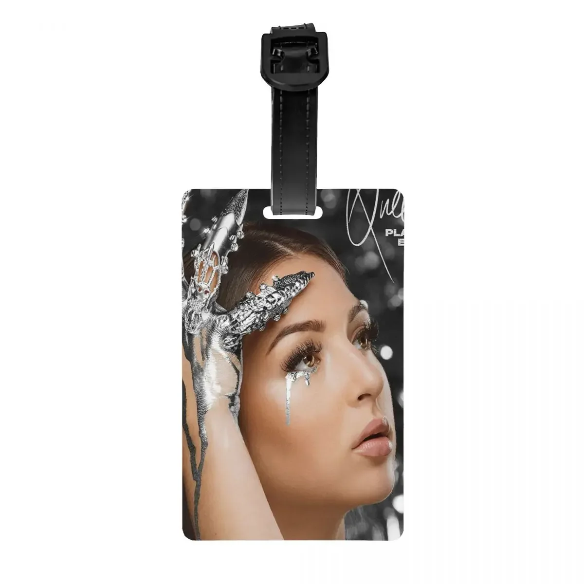 

Eva Queen Luggage Tag Custom French Singer Music Baggage Tags Privacy Cover ID Label