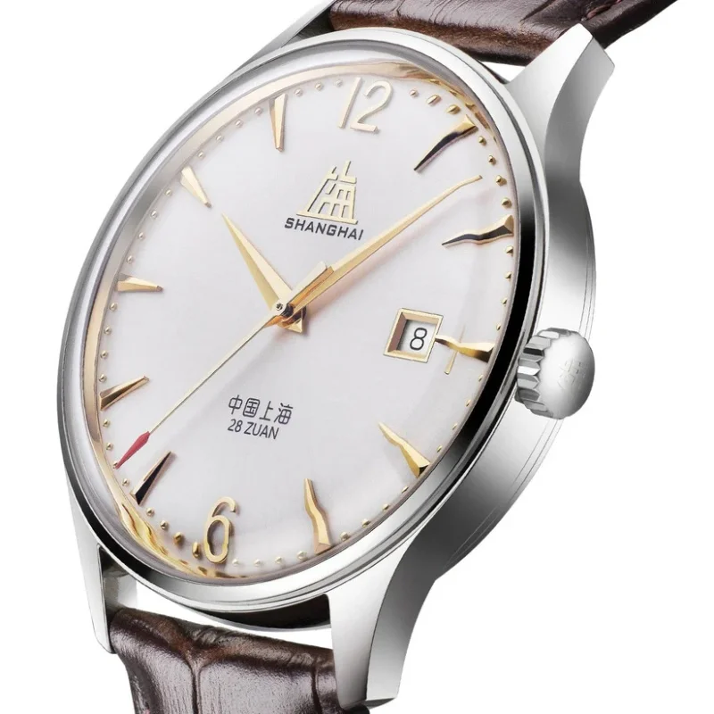 Shanghai Men Watch Originate Series Automatic Mechanical Watch 39mm Business Watch Stainless Steel Sapphire Waterproof Watch