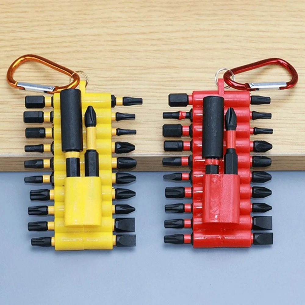 22pcs Screwdriver Bit Set With Organizer Sleeve- for Electronics Repair Car Construction DIY Projects Home Maintenance