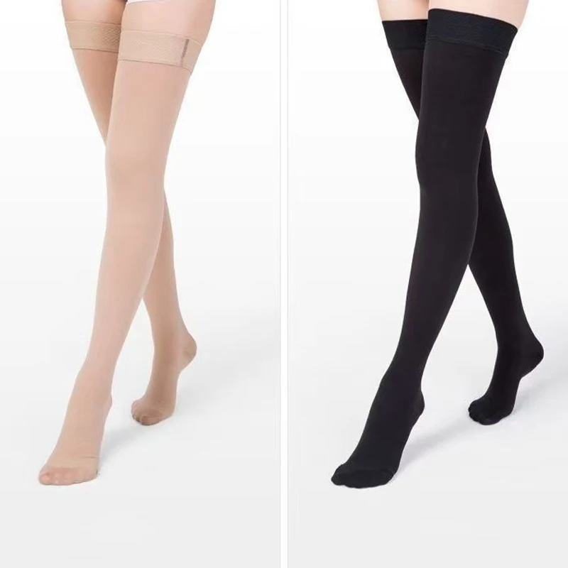 20-32 mmHg Compression Stocking Legwarmers Thigh Stockings Stress Relief Compression Stockings Clothing Supplies Accessories view 6