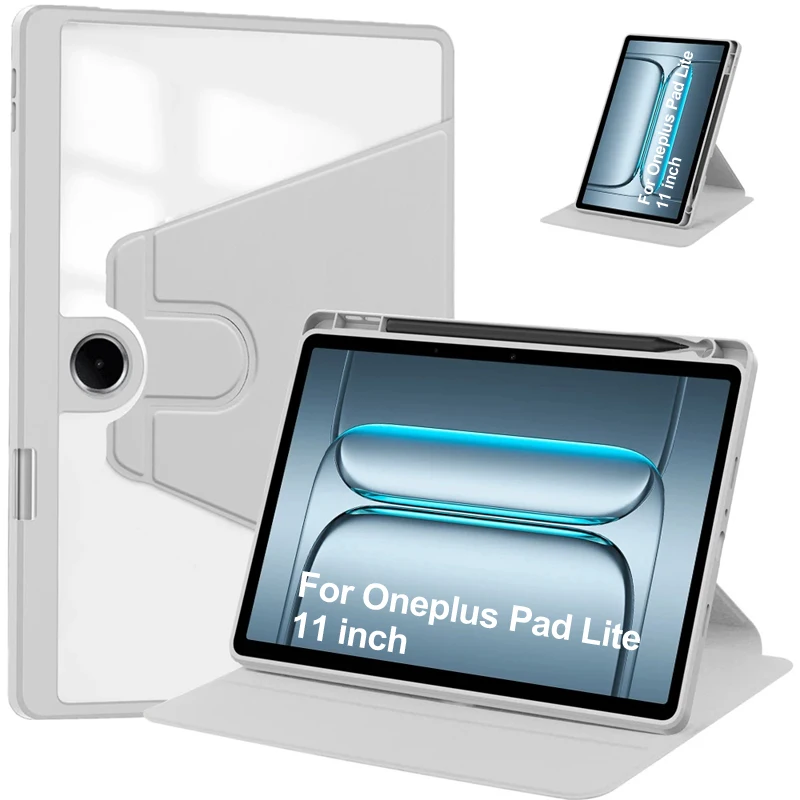 

Coque For Oneplus Pad Lite Case 11 inch 360 Rotating Acrylic Stand Cover For Funda OnePlus Pad Lite Cover Case with Pen Holder