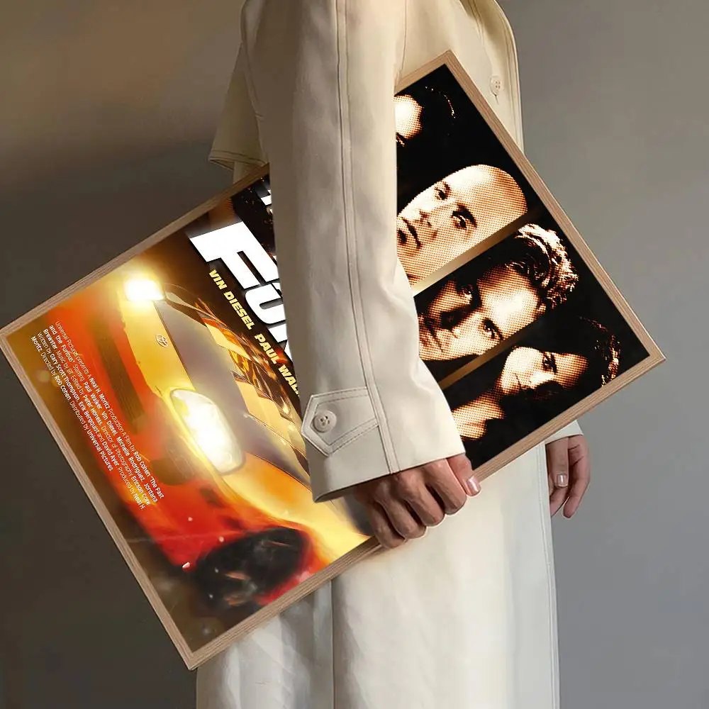 Classic Movie Ride Or Die F-Fast & F-Furious  Good Quality Prints and Posters Waterproof Paper Sticker Coffee House Bar Posters
