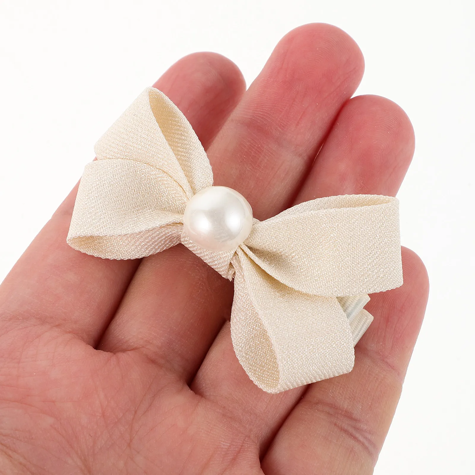 

Набор из 8 милых заколок для волос в форме банта для девочек, двухслойные жемчужные заколки-бантики с нескользящим креплением для повседневного использования, на день рождения, праздники