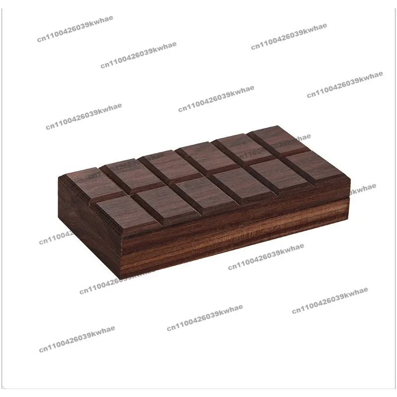 Watercolor Pigment 24-color Pigment Packing Box Wooden Handmade Palette