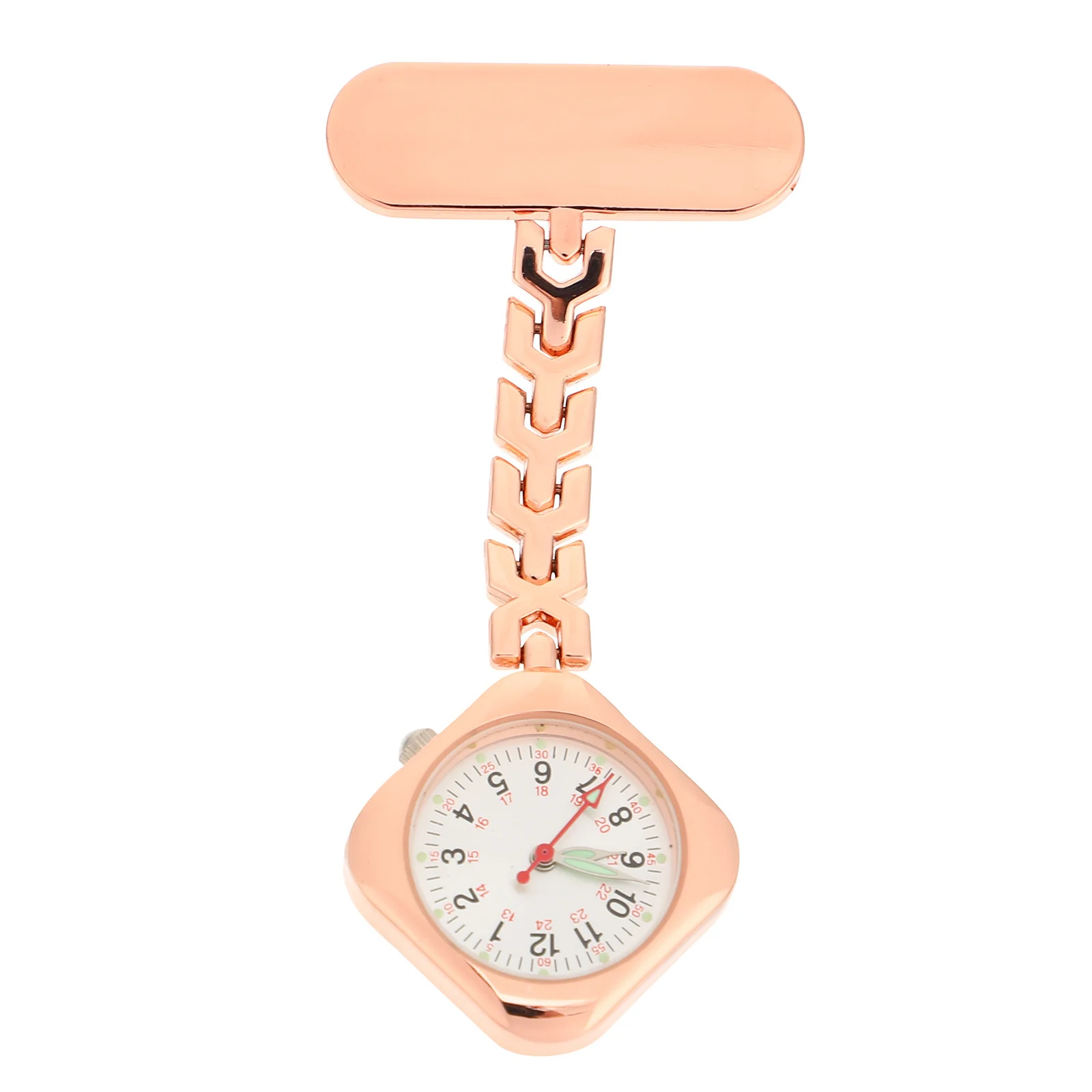 1pc médico peito luminoso relógio de bolso de enfermagem para enfermeiras médicos leve mostrador claro ferramenta relógio pendurado