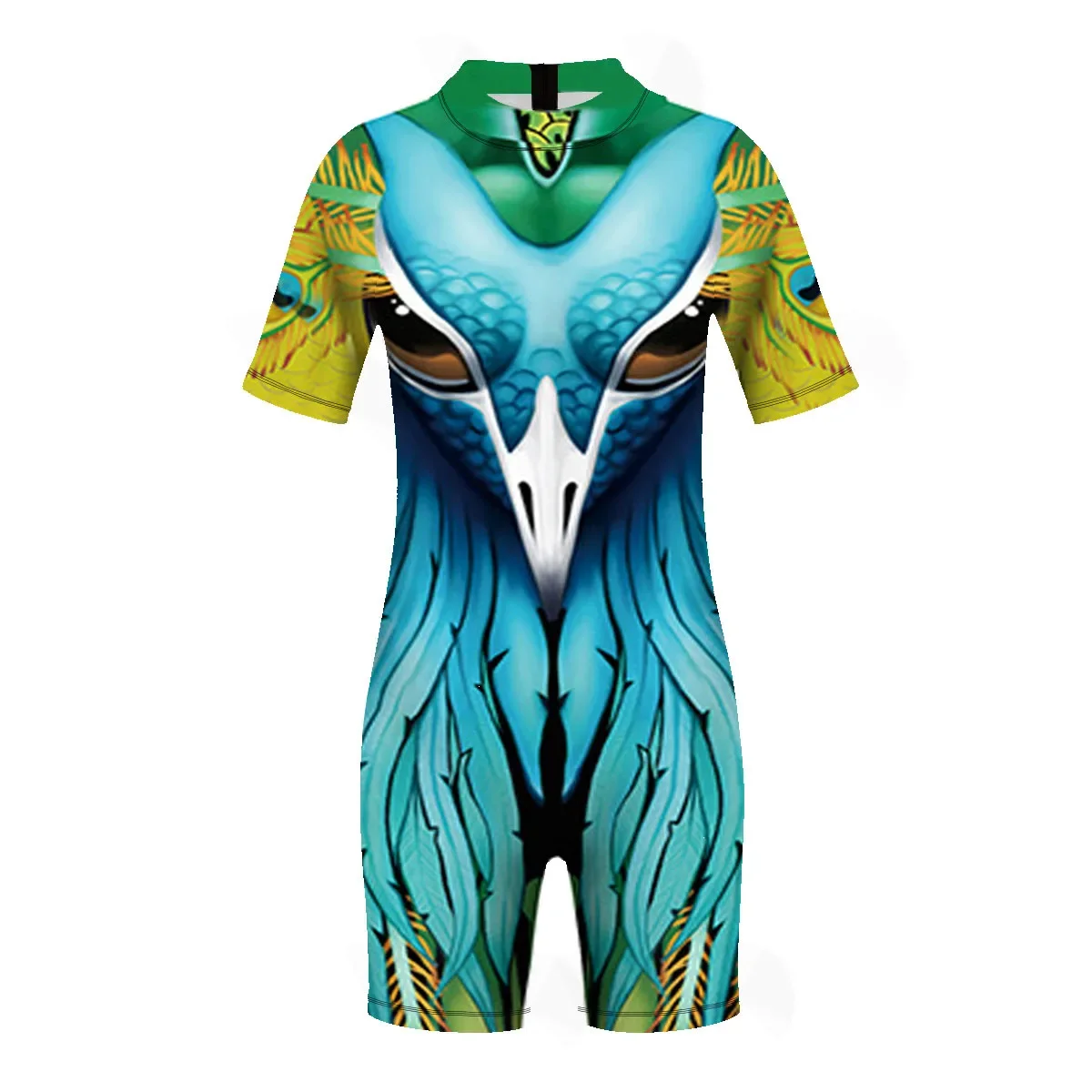 Adults Kids Animals Peacock Python Snake One-piece 3D Printed Swimsuit Swimwear for Summer Party Halloween Cosplay Costume