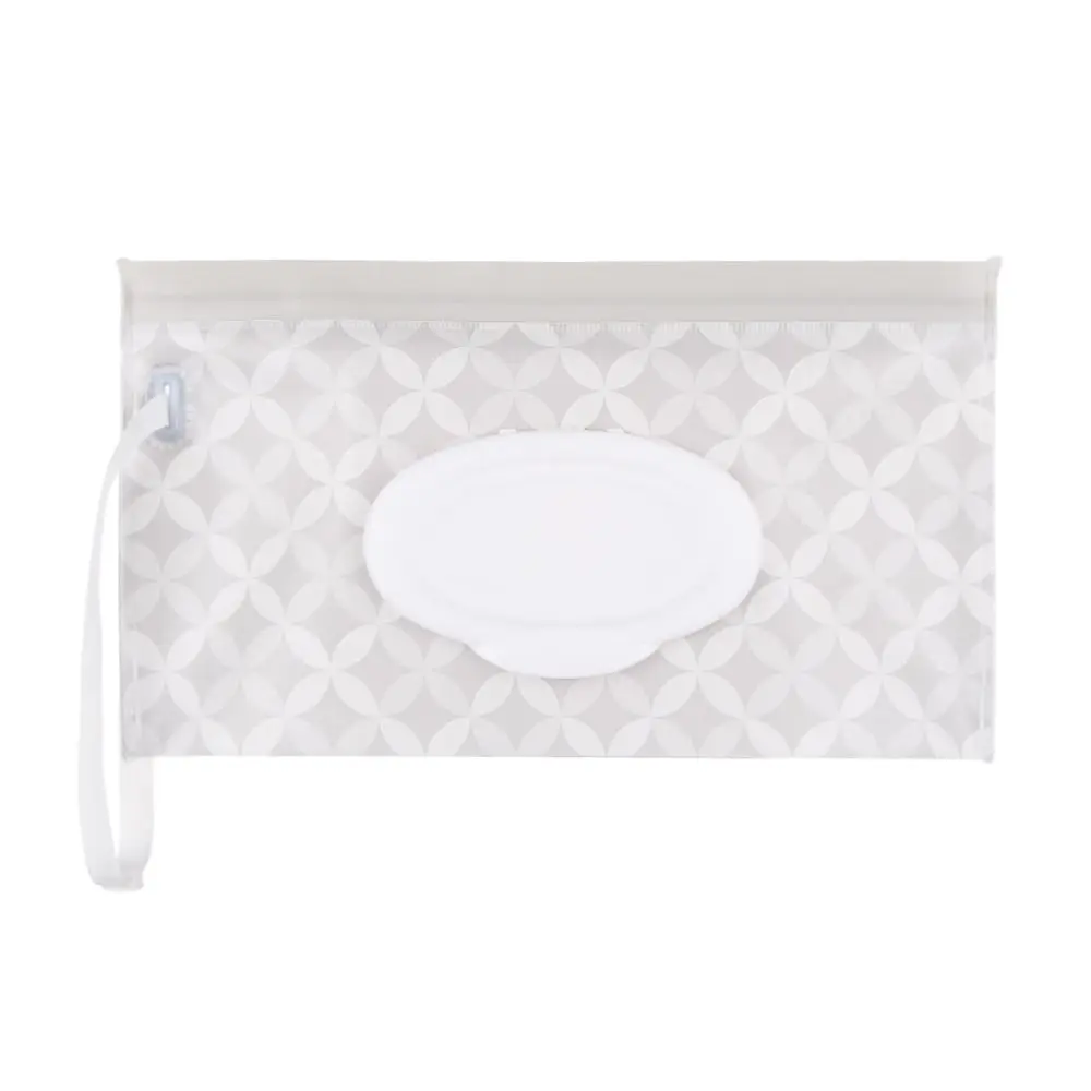 Fashion Useful Snap-Strap Baby Product Flip Cover Carrying Case Stroller Accessories Tissue Box Wet Wipes Bag Cosmetic Pouch
