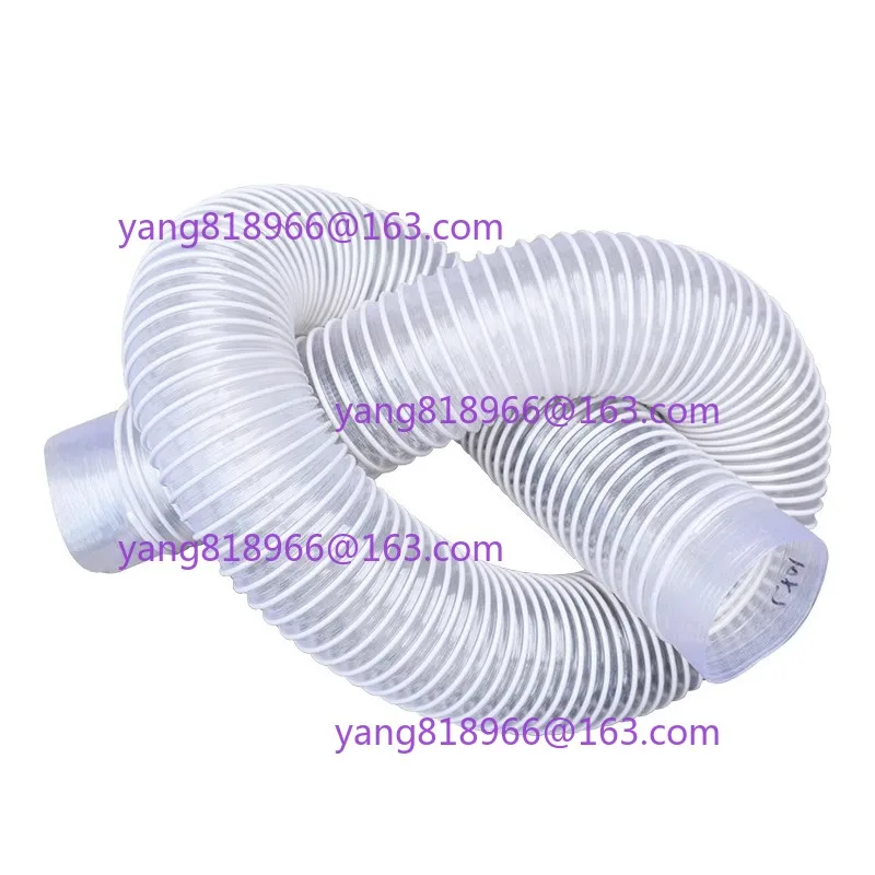 2m Inner Diameter 40/50/55/60/75mm PVC Industrial Vacuum Cleaner Bellows Straws Thread Hose Soft Pipe Durable