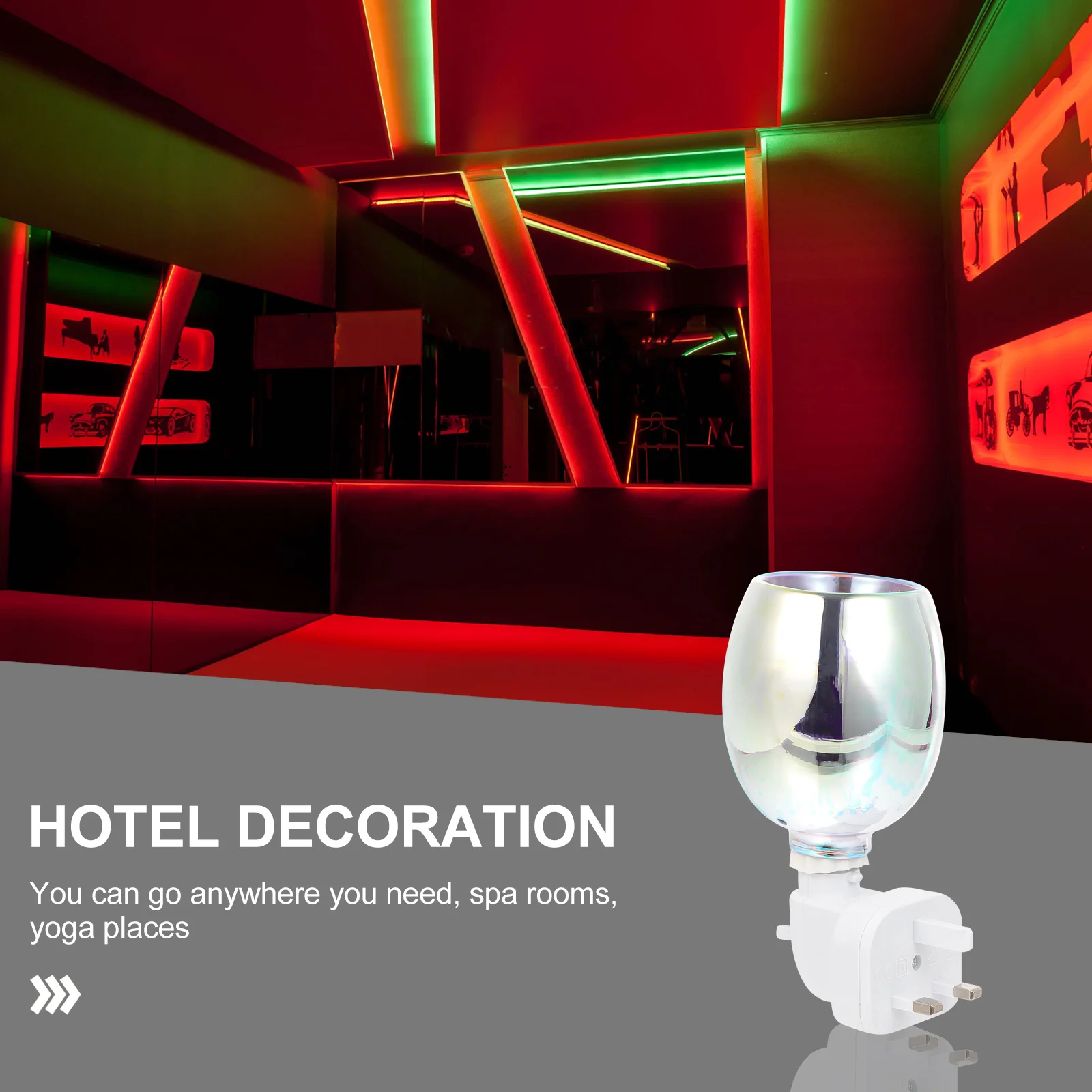 1 قطعة ثلاثية الأبعاد الغزلان ليلة مصباح الإبداعية الروائح الشمع دفئا المكونات في ناشر رائحة ضوء غرفة المنزل ليلة ضوء داخلي الشمع ذوبان