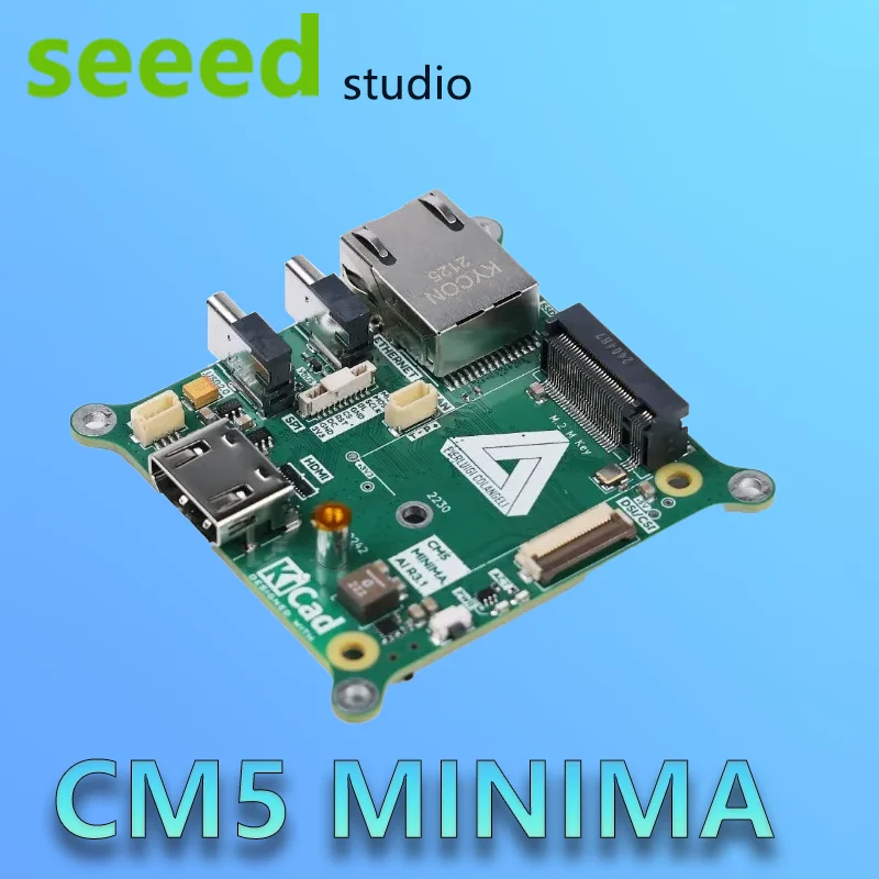 

Компактная плата CM5 MINIMA для Raspberry Pi CM 5 M.2 Hailo AI/SSD CSI/DSI Gigabit Ethernet HDMI USB-C PD