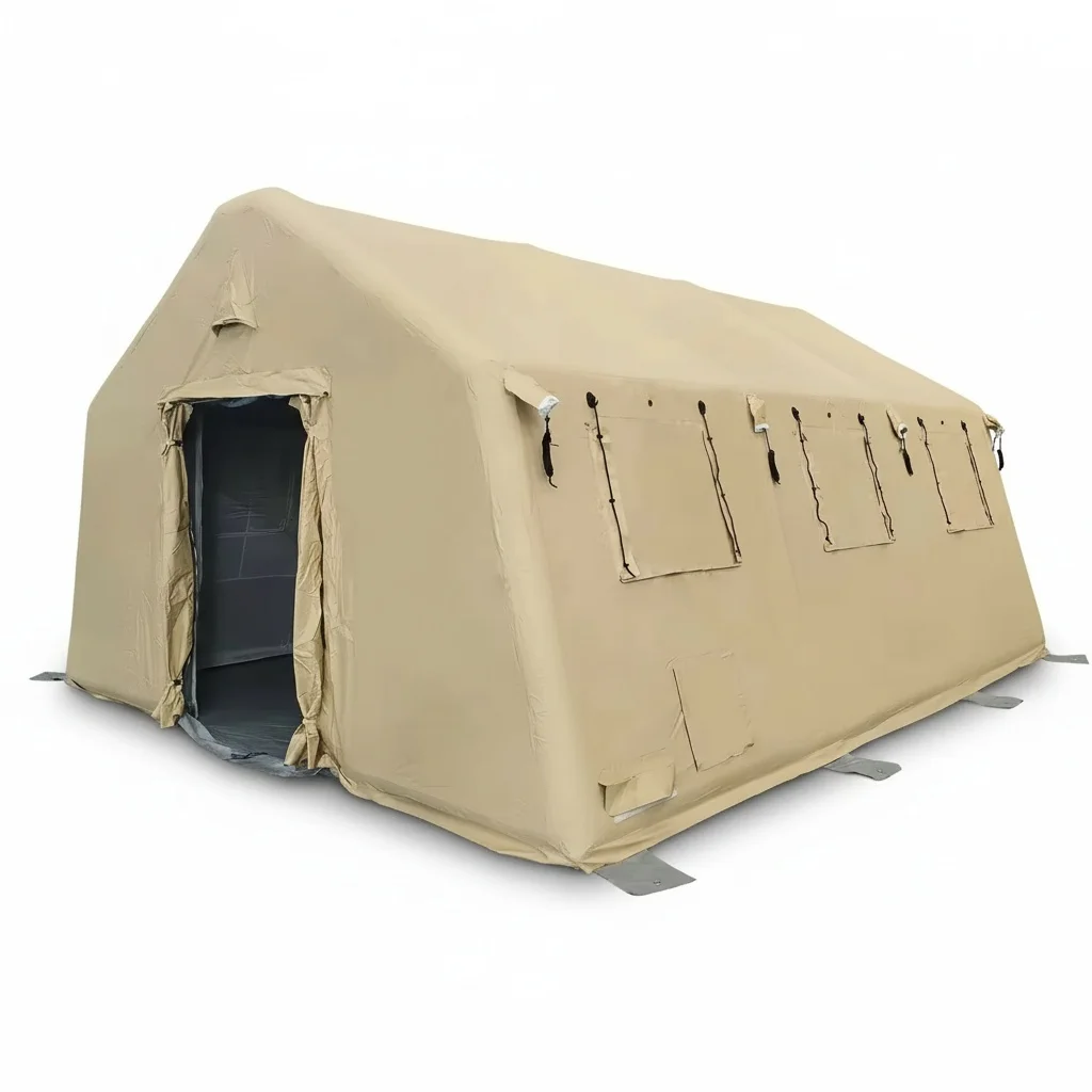 

Большая надувная палатка, утолщенная хлопковая палатка для экстренной помощи, с полом из ПВХ 0,4 мм, водонепроницаемая, для оказания медицинской помощи, быстрораскладная.