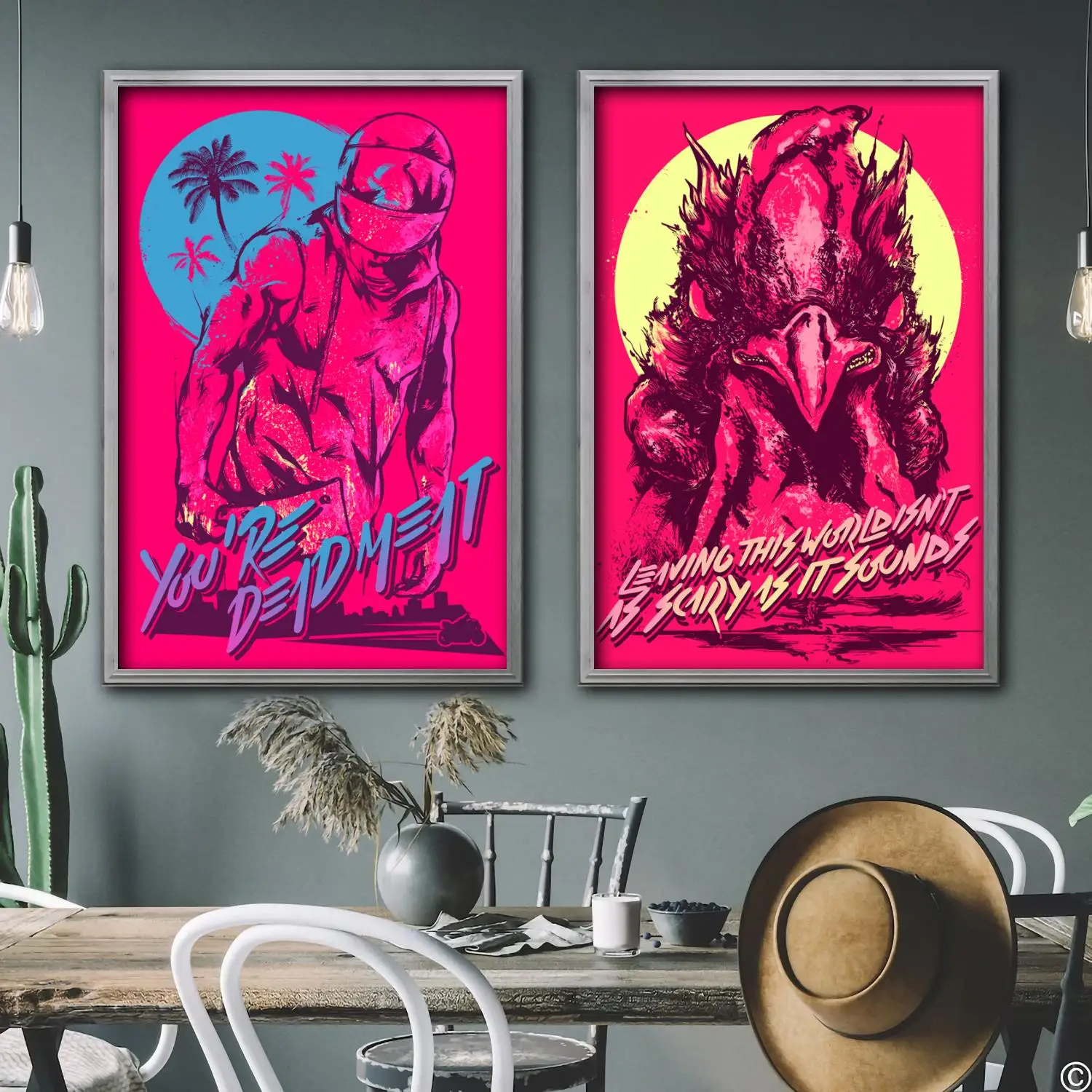 

hotline miami movie Decorative Canvas Posters Room Bar Cafe Decor Gift Print Art Wall Paintings