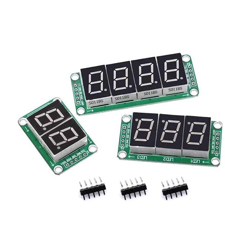 محرك ثابت 2 3 4 قطعة أنبوب رقمي وحدة عرض LED 2 أنبوب رقمي 74HC595 100% جديد وأصلي لاردوينو