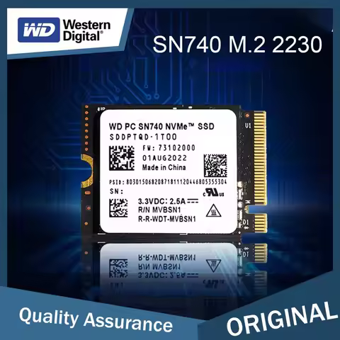 Western Digital SN740 M.2 2230 1TB 2TB SSD Gen4 PCIe 4.0 X4 NVMe Solid State Drive, suitable for Steam Deck and Microsoft Surfac