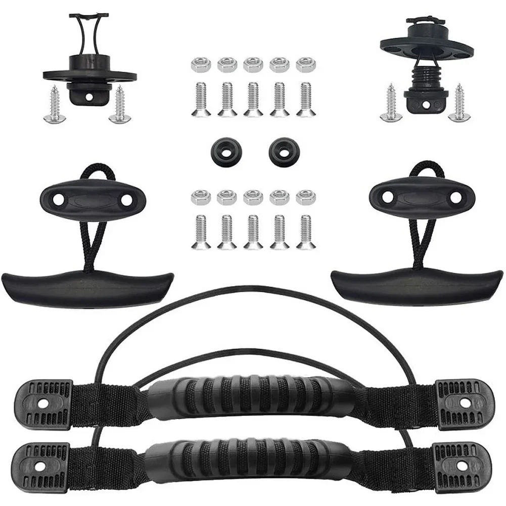 FOR KAYAK Carry Handle With T-shaped Handle Drain Insert Screw Kit For Canoe Marine Boat Replacement Handle Accessories
