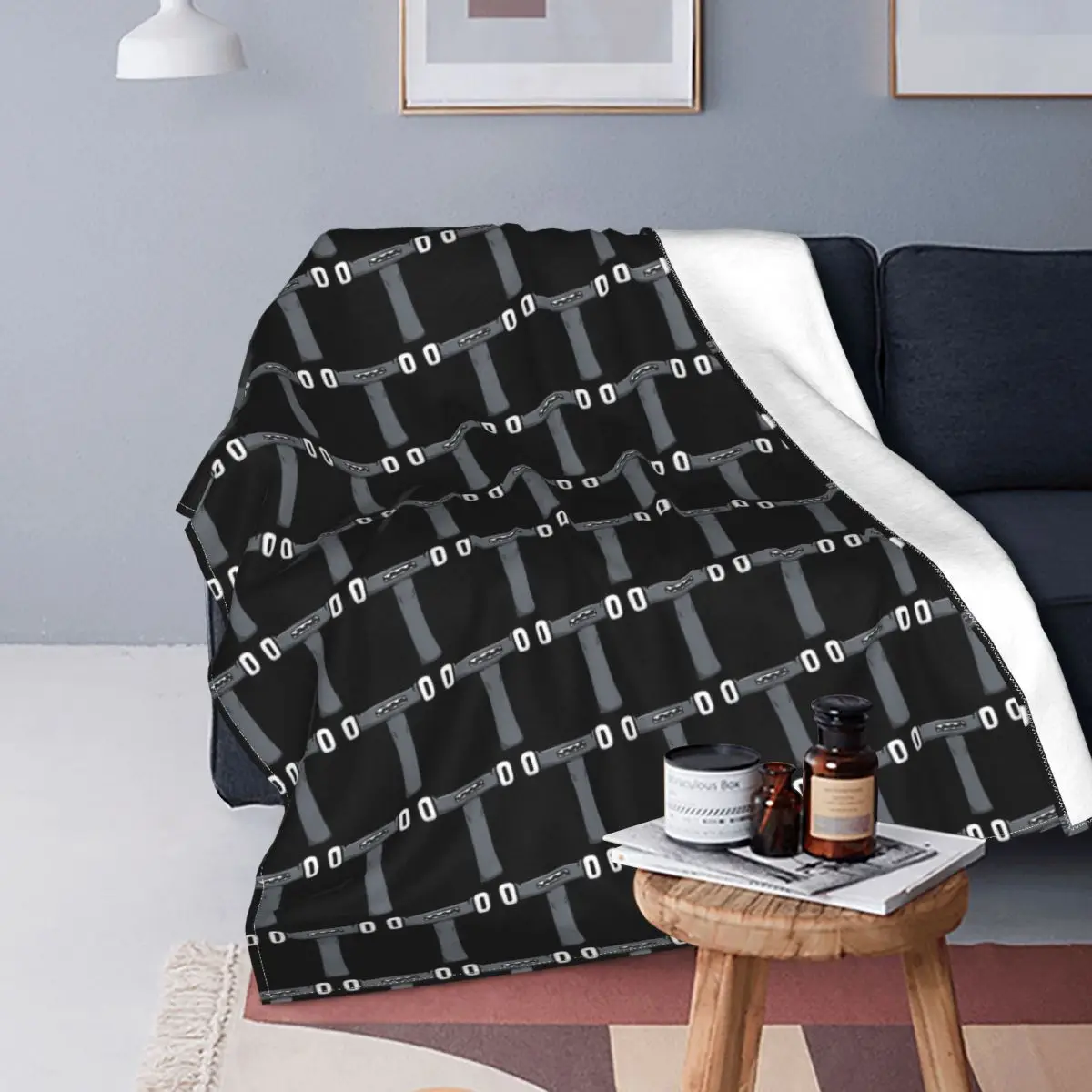 Alphabet Lore Letter T Blanket Wool Throw Blanket Summer Air Conditioning Printed Lightweight Bedsprea