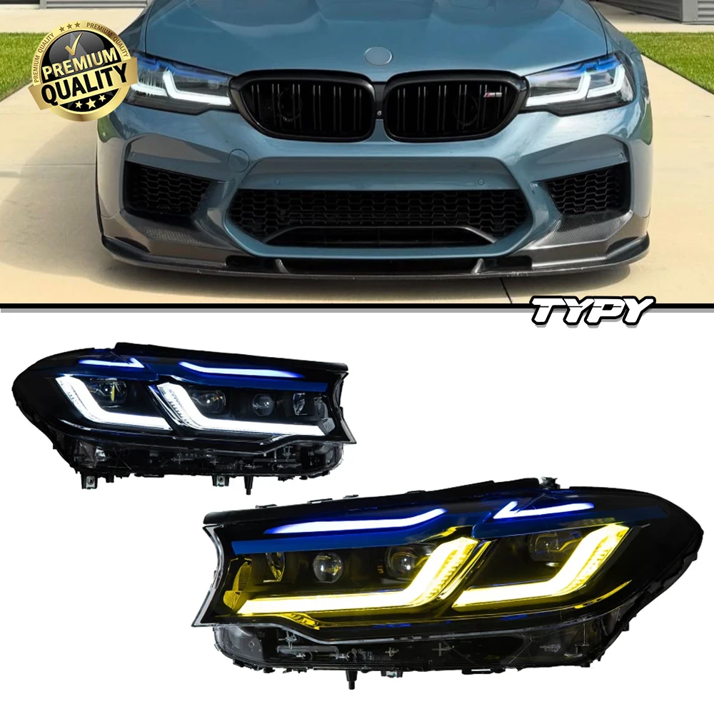 

Car Styling Headlights for BMW 5 Series G30 2017-2022 G38 LCI style LED DRL Turn Signal Light Led Projector Auto Accessories