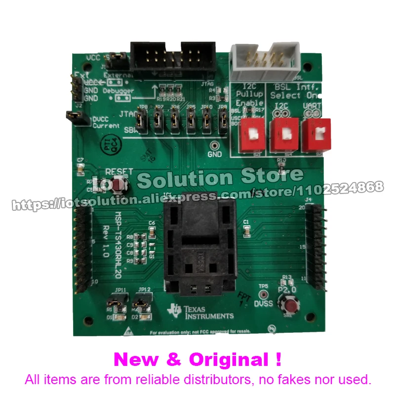 MSP-TS430RHL20 Target Development Board for MSP430FR2422 & MSP430FR25x2 MCUs-20-pin (microcontroller not included)