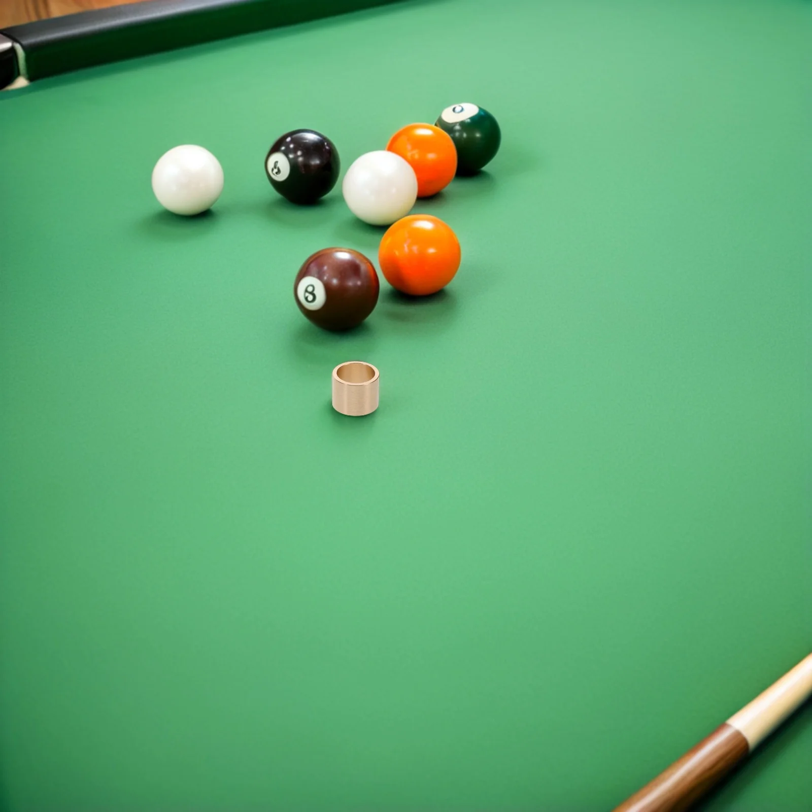 

10 шт., аксессуары для подготовки к бильярду, 10 мм, сменные наконечники для бассейна, ремонт, обслуживание, домашний клуб, прочные медные наконечники для