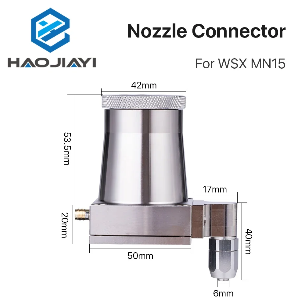 WSX MN15 Nozzle Connector WSX MN15 Capacitive Sensor Ceramic Holder for WSX MN15 Laser Head Metal Cutting Head