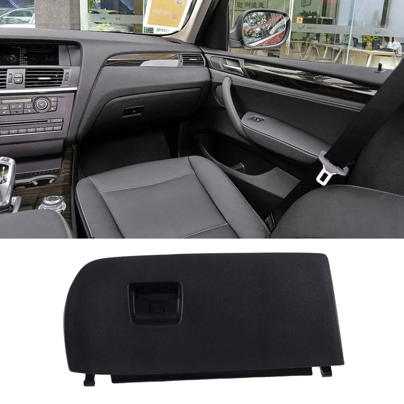 1 Pcs Glove Box Cover Front Dash Lid Glove Box Cover 51166839000 Black Car For BMW X3 F25 2011-2017