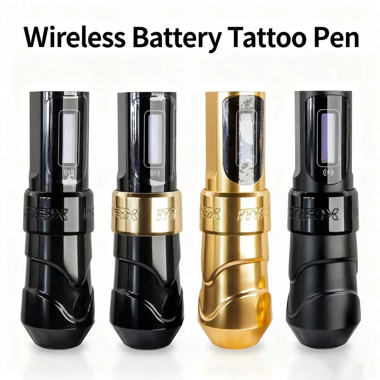 Wireless Tattoo Pen Portable LCD Display Professional Machine Precision Liner Shader Integrated Cordless Rechargeable Ergonomic