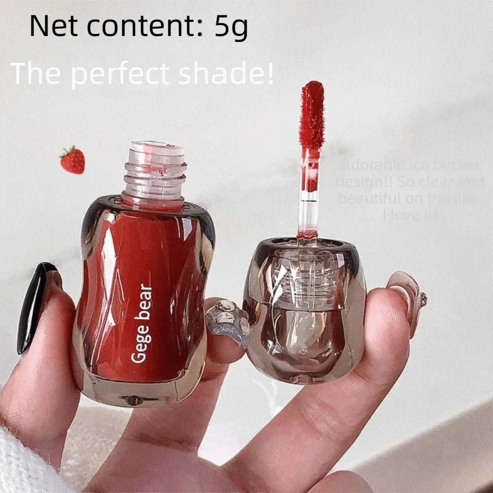 Novo Bálsamo Labial Hidratante de Longa Duração, Gloss Labial em Gel com Óleo Cristalino, Gloss Labial Hidratante em Gel para Maquiagem