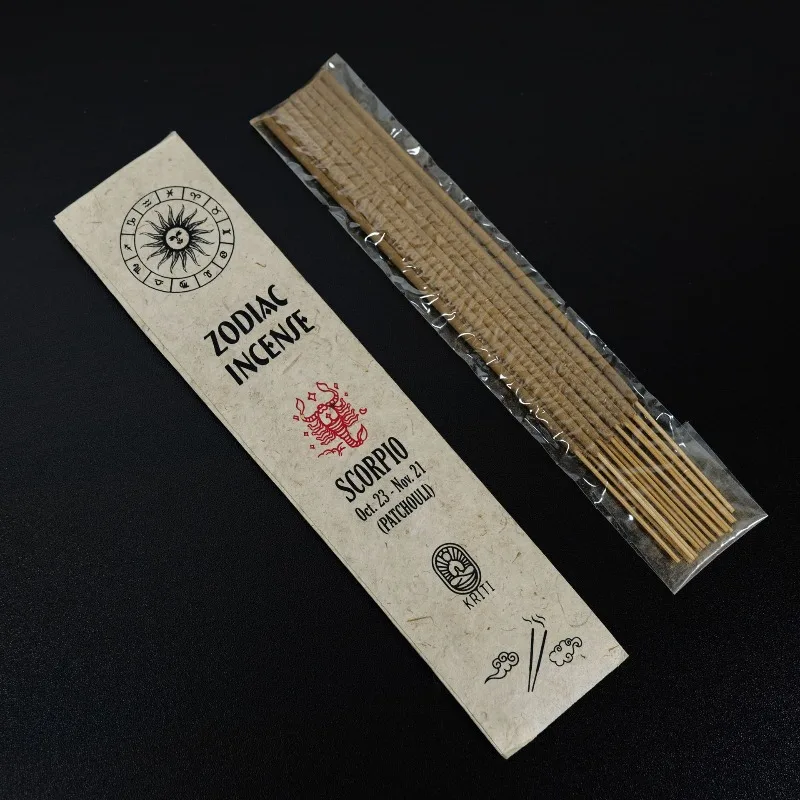 

Nepalese HandmadeZodiacIncense Sticks Natural Bamboo Core Agarbatti forHome Meditation/Yoga,12 ConstellationFragranceBlend with