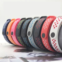 Strap For Xiaomi Mi Band 3 4 5 6 7 Bracelet Mi Band 7 6 5 4 Strap Silicone Sports Wristband Replacement Smart Watch accessories