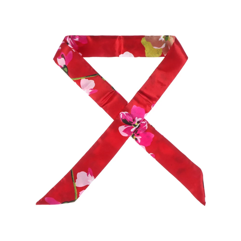 Donna Ragazza Fascia per capelli Polso/Cintura Borsa Manico Nastro Decor Nastro Sciarpa Sciarpa al collo Piccola sciarpa di seta