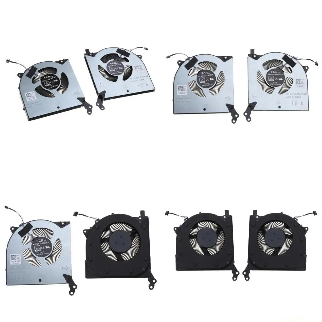 1Pair Tested CPU GPU Cooling Fans Cooler for Legion 5 5I 15IMH05 15IMH05H 15ARH05 15ARH05H Computer Fan