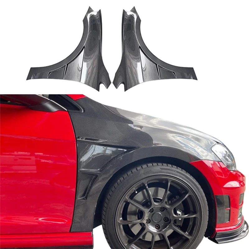 

Передние крылья из углеродного волокна для Vw Golf 7, 7,5 r Gti Mk7, боковые вентиляционные крылья автомобиля