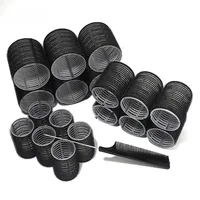 Hair Curling Rollers in Various Sizes for DIY Lazy Hair Styling, Air Bangs Curlers, Plastic Hair Curling Tool 5
