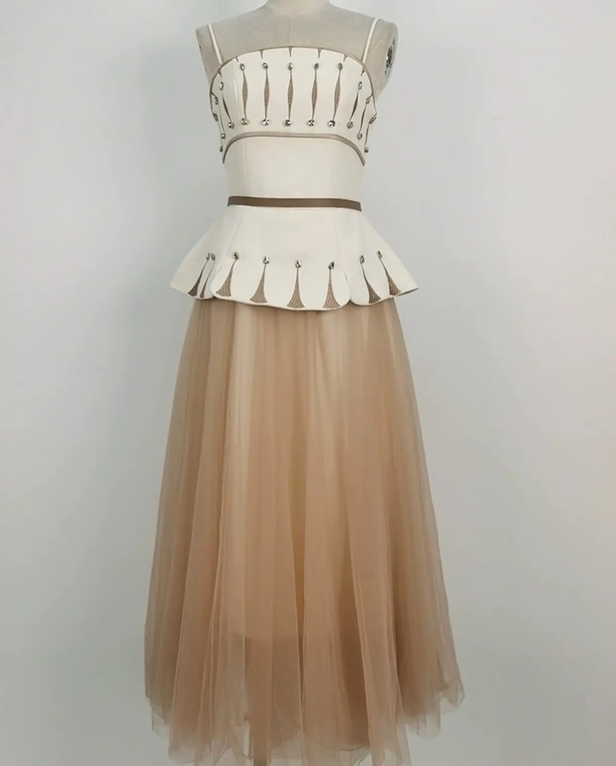 Customized Exquisite Chiffon Sequined Evening Dresses Delicate Sleeveless Strapless Celebrity Gowns Custom Size Prom Dress