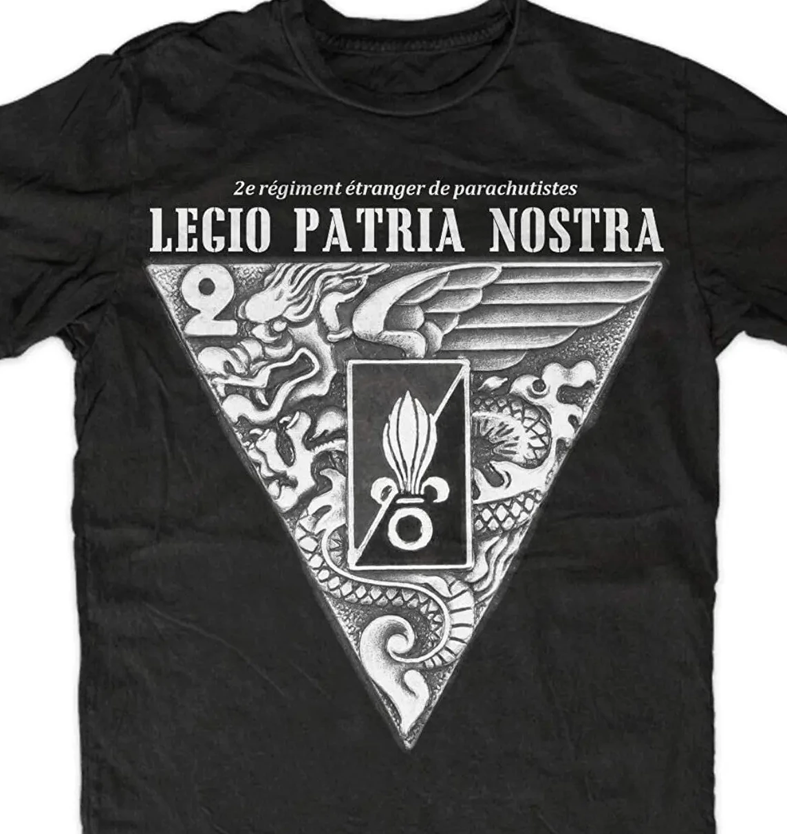 

Французский иностранный легион Legio Patria Nostra France Мужская футболка из 100% хлопка Повседневная рубашка с коротким рукавом
