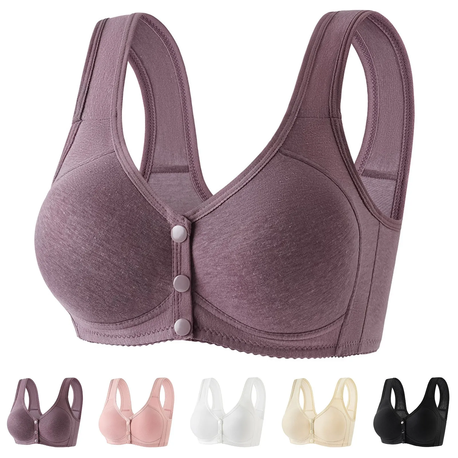 Women's Comfortable And Sexy Transparent Shoulder Strap Cordless Backless Spongeless With Womens Bras Push up No Underwire