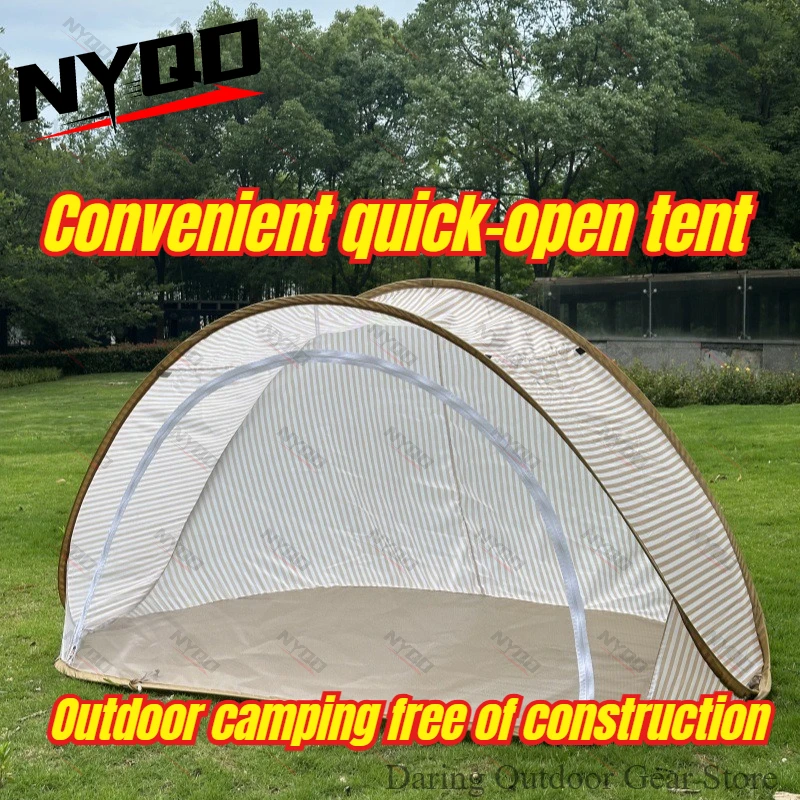 

Convenient Quick-opening Mosquito-proof Children's Tent for Outdoor Camping, NoNeed To Build Shading and SunProtectionBeach Tent