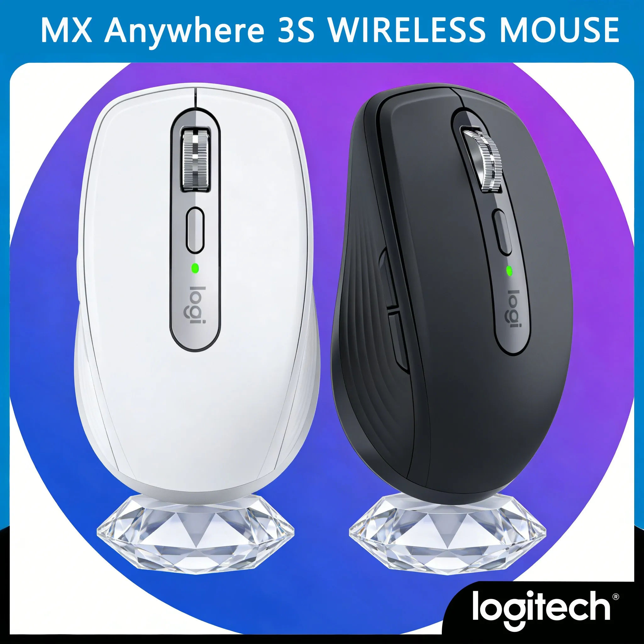 

Беспроводная мышь Logitech MX Anywhere 3S: идеальна для офиса и киберспорта, механическая, эргономичная, с технологией MagSpeed Scroll, подключение Plug and Play