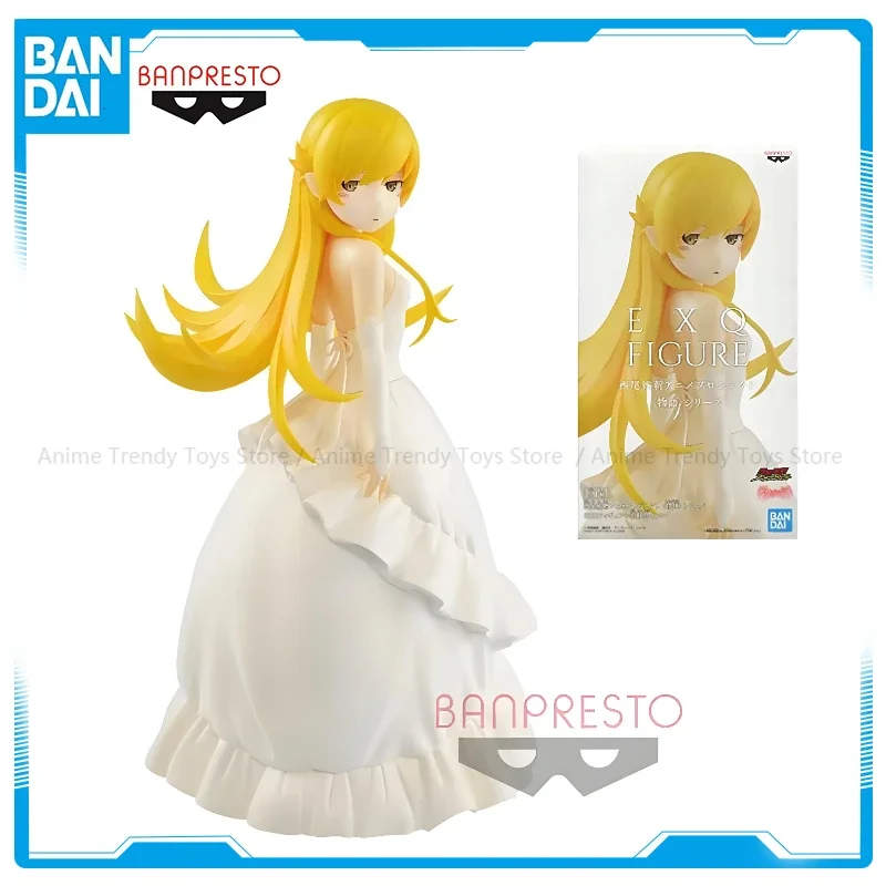 

In Stock Original Bandai EXQ Shinobu Oshino Vol.2 Action Figure Animation Toy Gift Model Collector Anime Hobby Genuine Toys WY
