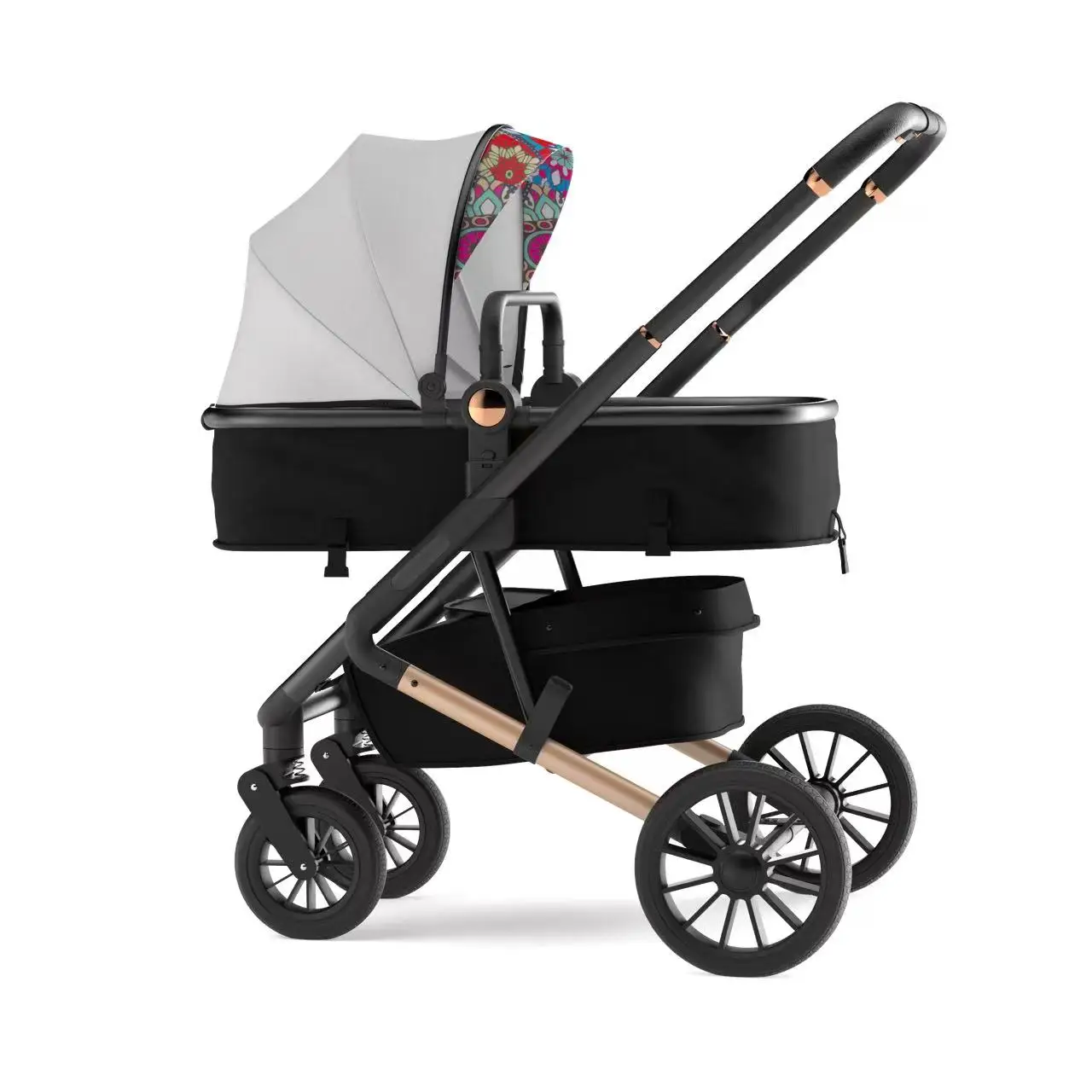 easy folding lightweight baby stroller pram 3 in 1 baby stroller with car seat system