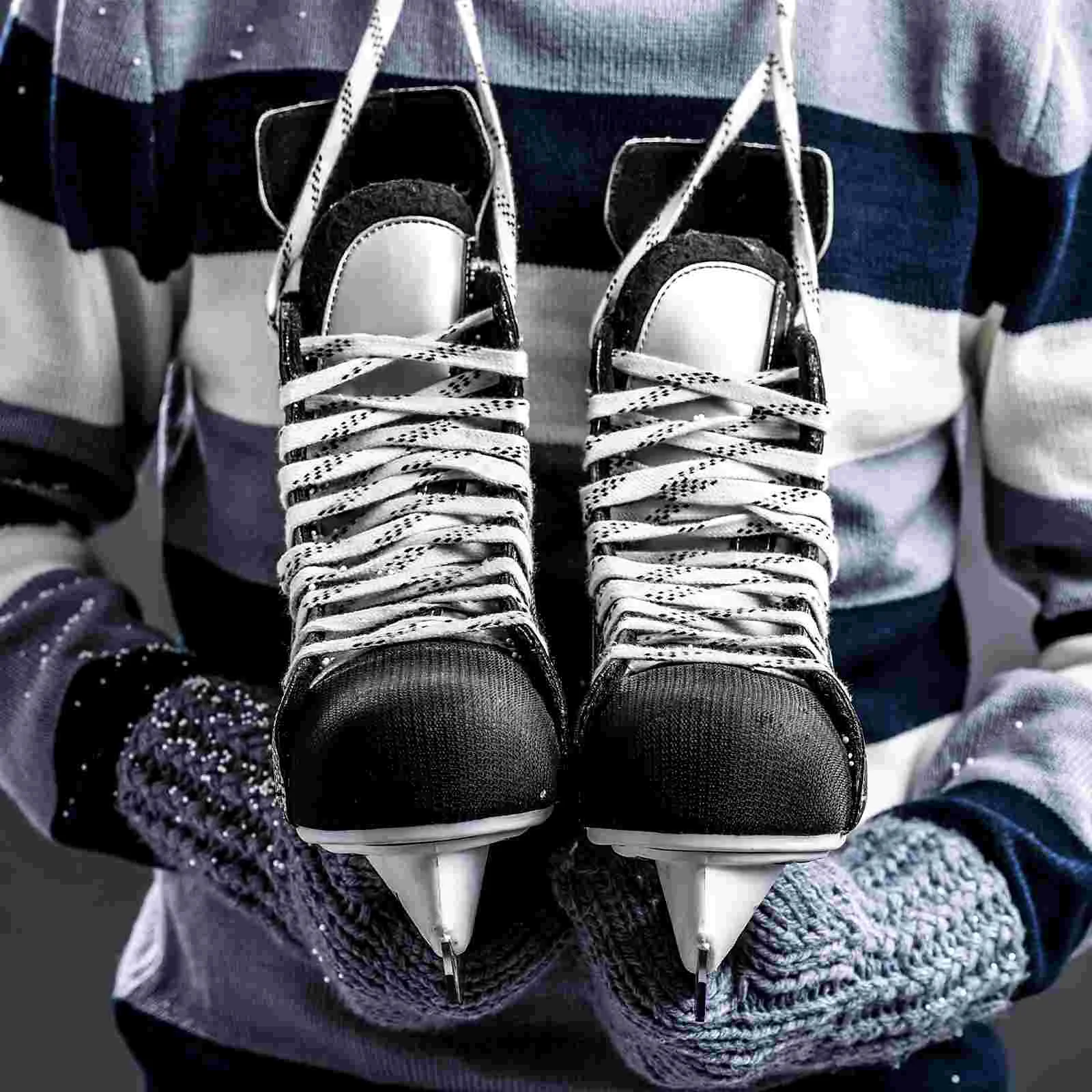 1 Pair of Hockey Laces Wear-resistant Hockey Skates Anti-Fracture Shoelaces Roller Skates Shoelaces Ski Shoelaces