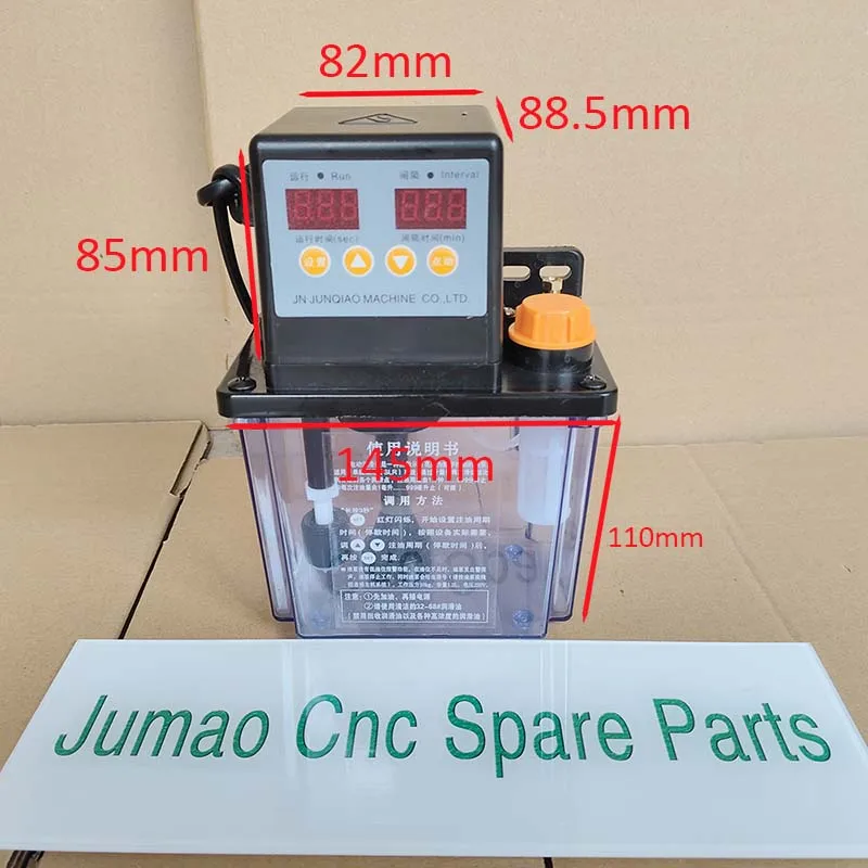 220V Dual Display Electric Lubrication Pump, Auto Grease Oil Pump for CNC Machine, Engraving Machine, Milling Machine, Lathe