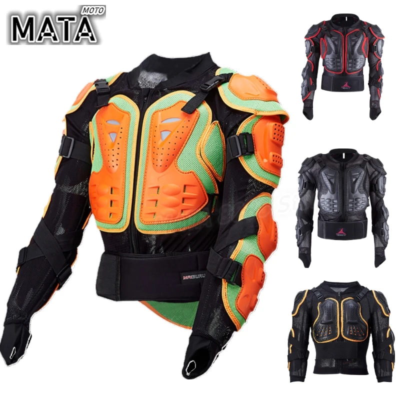 

Motorcycle Jackets Men's Full Body Armor Protection Jackets Motocross Enduro Racing Moto Protective Equipment Clothes S-4XL