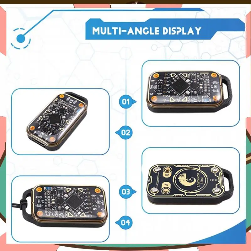 

Эмулятор смарт-карт Chameleon Ultra Upgrade + 2 брелка Keychain RFID Считыватель смарт-чипов 125K 13,56 МГц Дубликатор карт-[A59T]