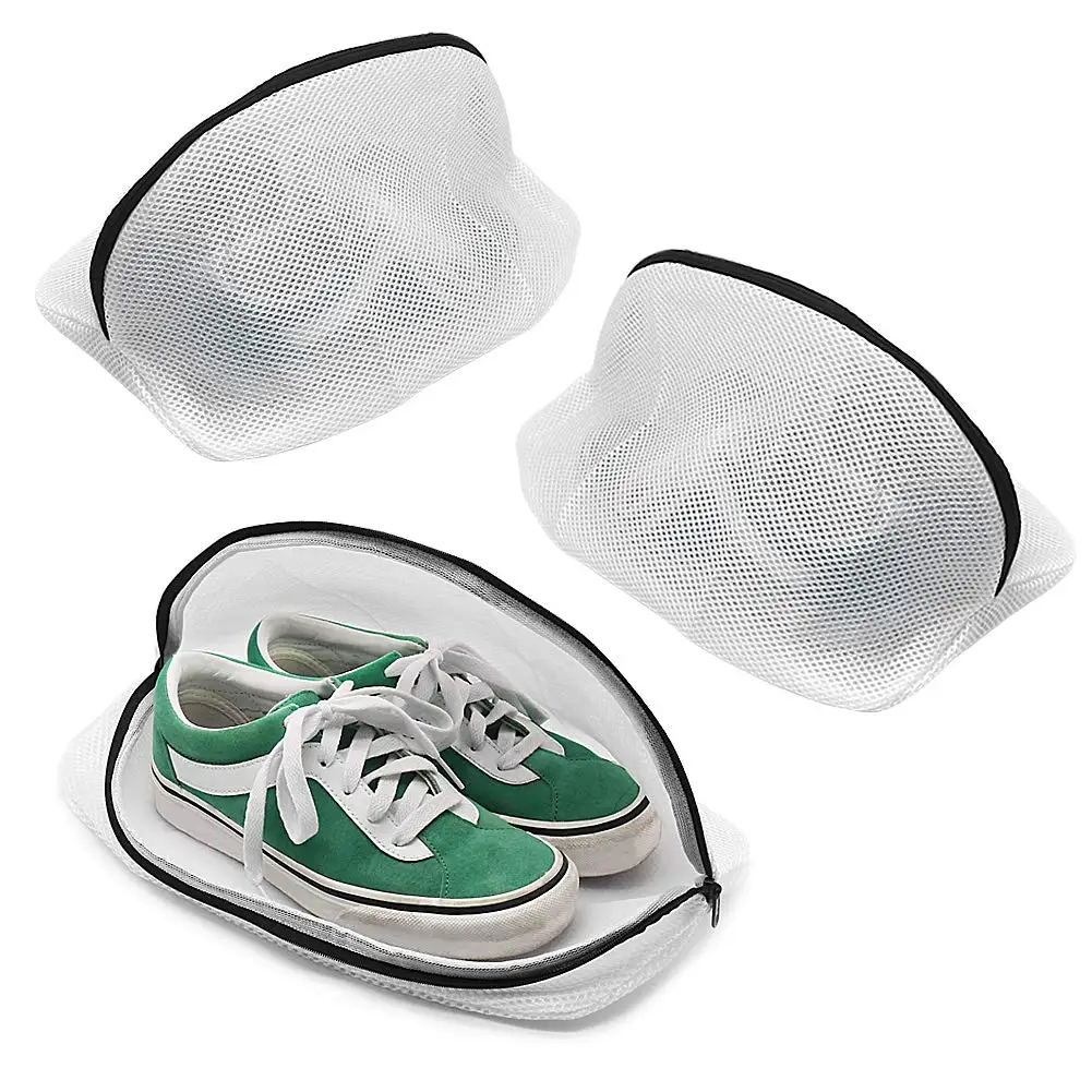 

C2 Shoe Washing Machine Bags 1PCS Mesh Laundry Bag for Shoes Sneakers Clothes Trainers Tennis Shoes Slippers Shoe Wash Mesh Bag