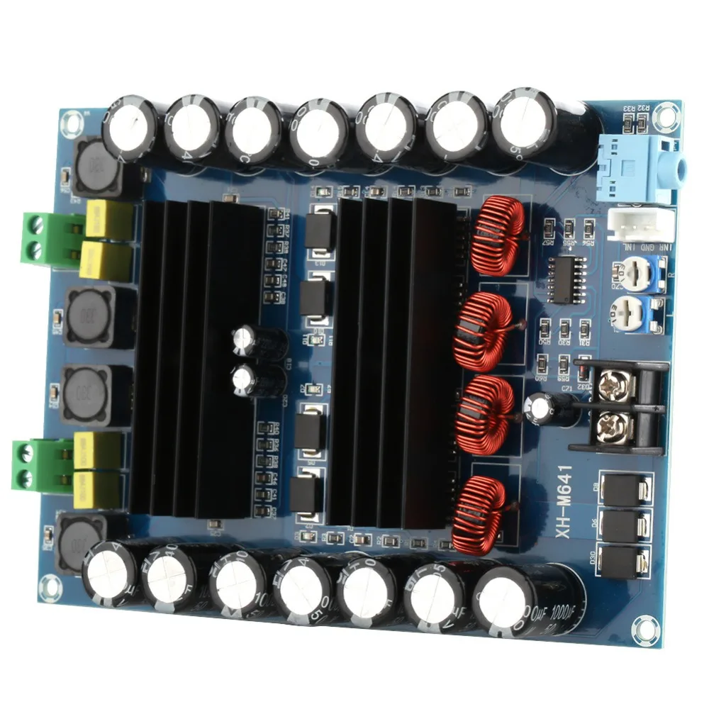 DC 12-24V TPA3116D2 Amplifier Board 2 Channel Stereo Output Audio Amplifier Board High Power with Boost Dual Channel Amplifier