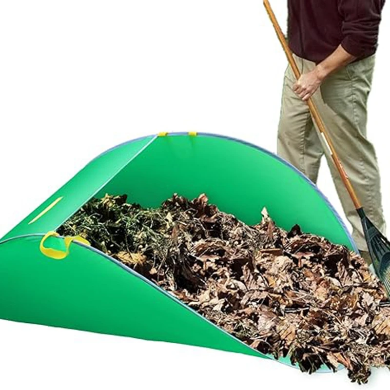 Portable Up Leaf Bags Foldable Leaf Pick Up Tools Leaf Loader Reusable Yard Garden Bags For Leaves