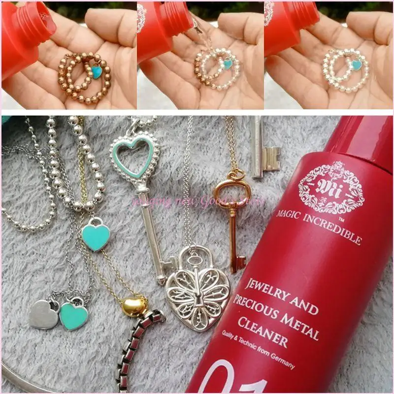 57QA 100ml Capacity Jewelry Cleaner Anti-Tarnish Quick Jewellery Cleaning