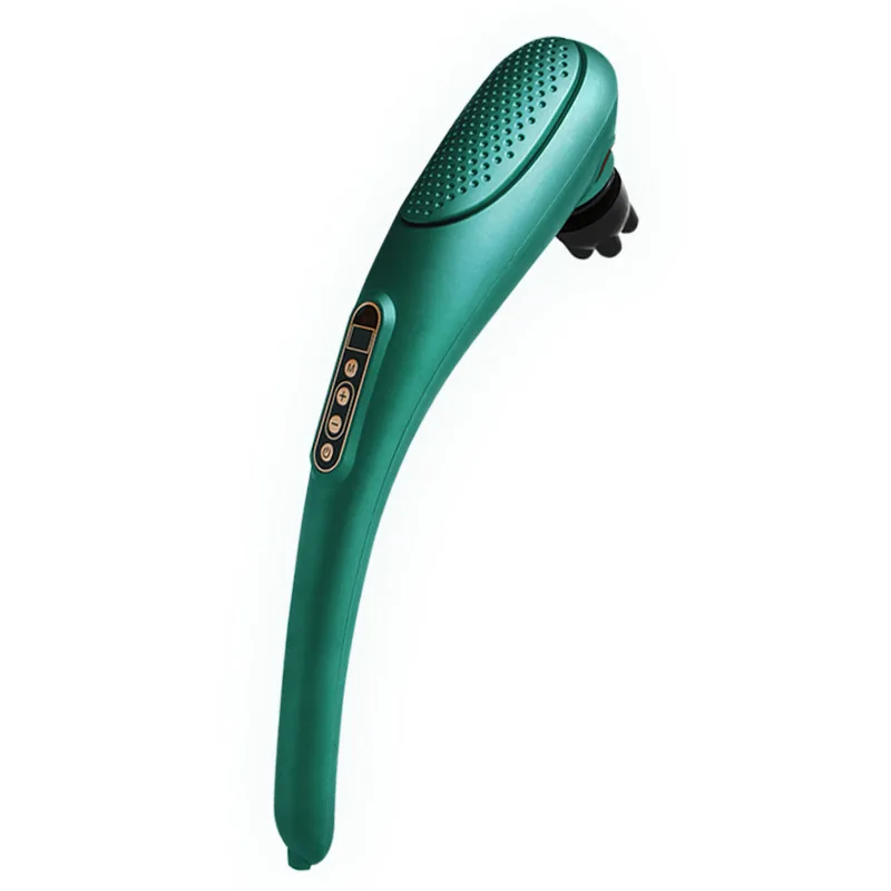 Handheld Massager Wireless Usb Charging 15 Speed Modes Replaceable Heads Muscle Relief Body Fatigue Relief Deep Tissue Vibration